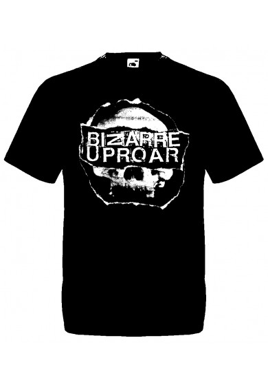 BIZARRE UPROAR skull logo t-shirt  XXXL